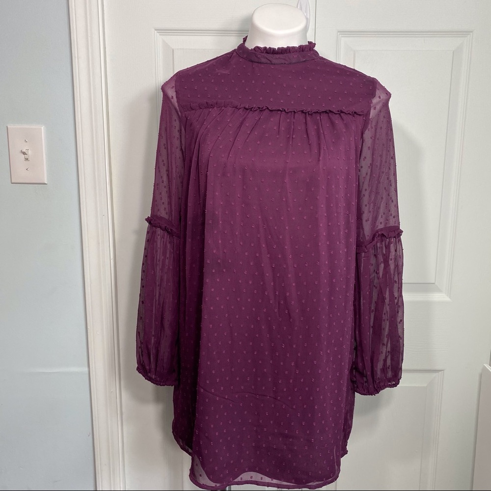 Japan Sheer Boho Romantic Long Sleeve Dress